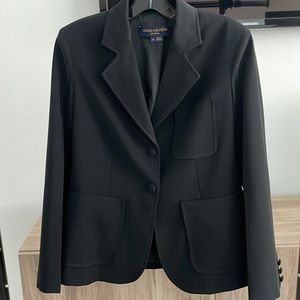 BRAND NEW (never worn with tag) Black Louis Vuitton Uniform Blazer in 36